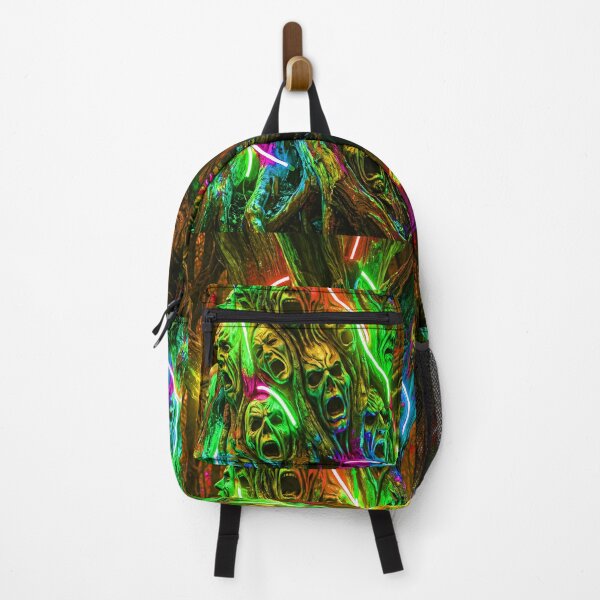 Item preview, NEON SCREAMING MASK TREE designed and sold by NOIMION DIGITAL ART.
