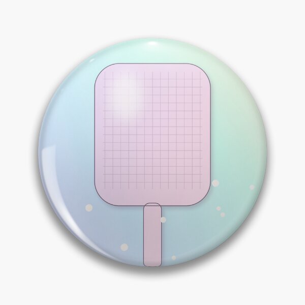 Item preview, Padel Mermaidcore Iridescent Shell Design designed and sold by CourtCultureHQ.