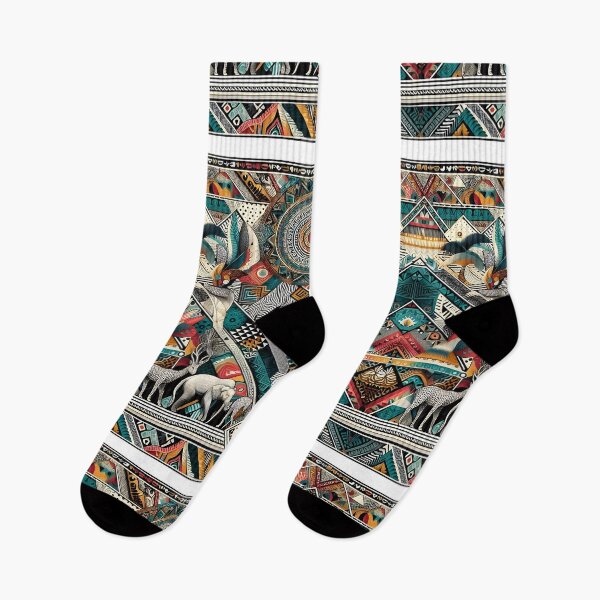 Item preview, Safari Animal Mosaic – Colorful Geometric Wildlife Pattern designed and sold by Apex Designs.