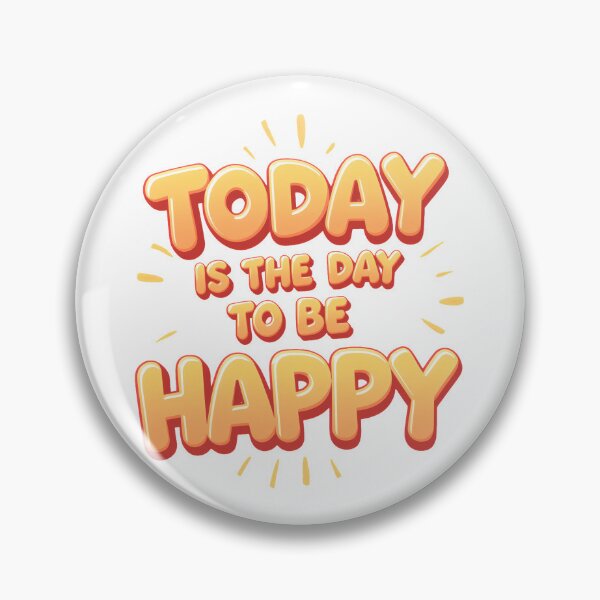 Item preview, Today Is the Day to Be Happy – Bold Retro Typography designed and sold by TestudoDesign.