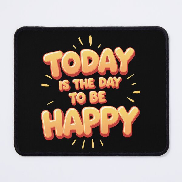 Item preview, Today Is the Day to Be Happy – Bold Retro Typography designed and sold by TestudoDesign.