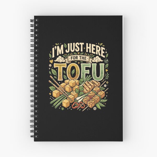 Item preview, I’m Just Here For The Tofu– Funny Vegan Plant Based Food Lover  designed and sold by AmeliaShirts.