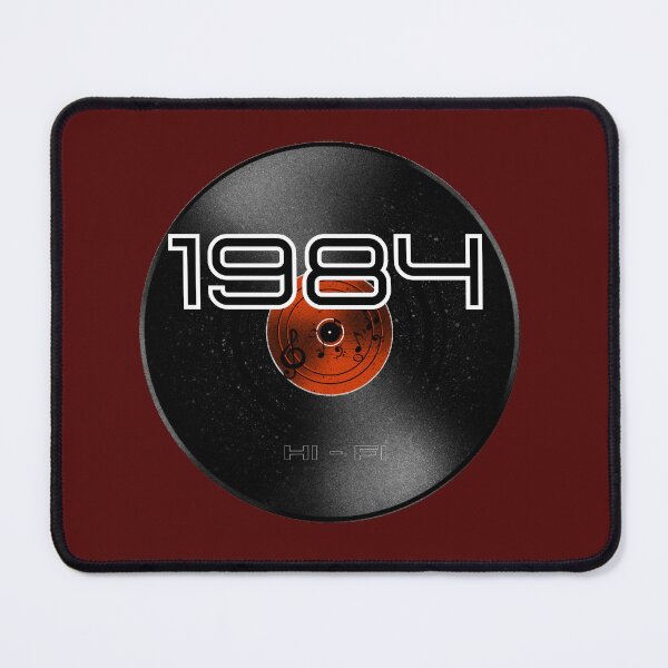Item preview, 1984 Retro Hi-Fi Vinyl Record Streetwear Typography designed and sold by stileepensieri.