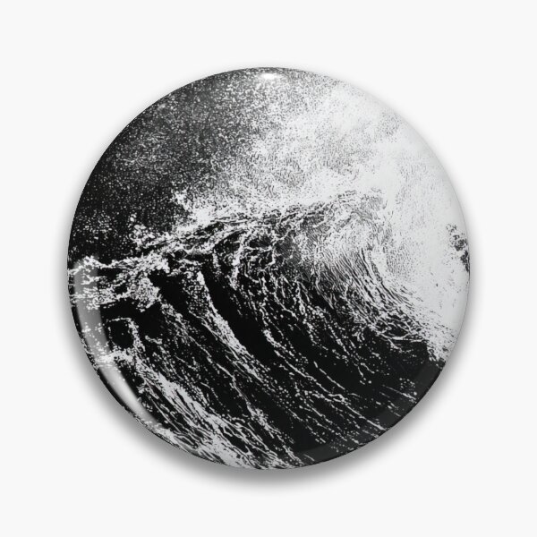 Item preview, Black and White Crashing Wave Phone Case - Dramatic Ocean Surf Art designed and sold by PharaonicArtist.