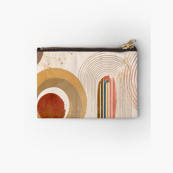 Item preview, Mid-Century Boho Watercolor Rainbow Arch - Geometric Circles Abstract Pattern designed and sold by GrinGalore.