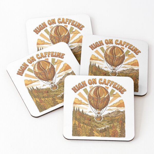 Item preview, High On Caffeine Coffee Balloon Art designed and sold by Sanan Israyilli.
