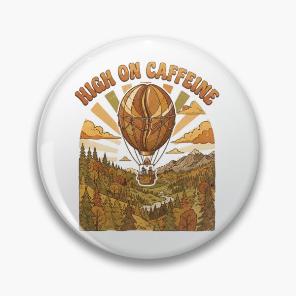 Item preview, High On Caffeine Coffee Balloon Art designed and sold by Sanan Israyilli.