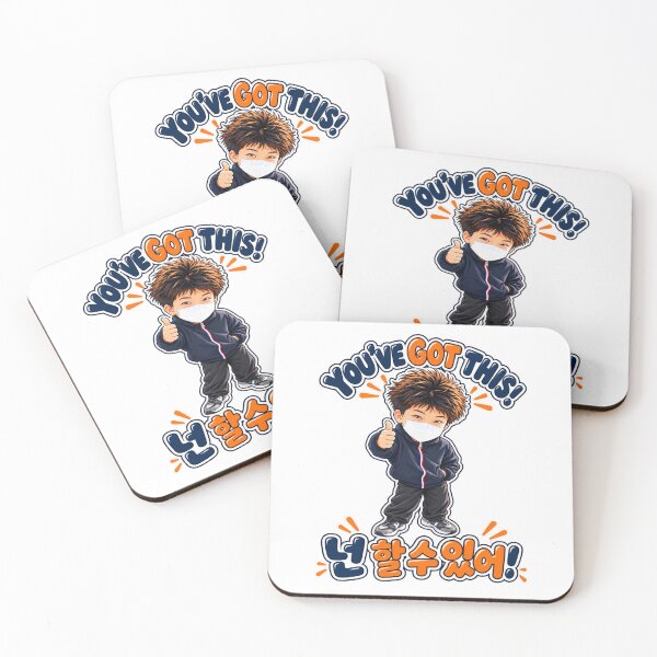 Item preview, You've Got This Korean Motivational Quote Cute Boy designed and sold by checkitbuddy.