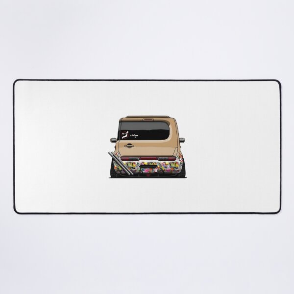 Item preview, Nissan Cube Inspired Retro Compact Car Art Design designed and sold by azularanga.