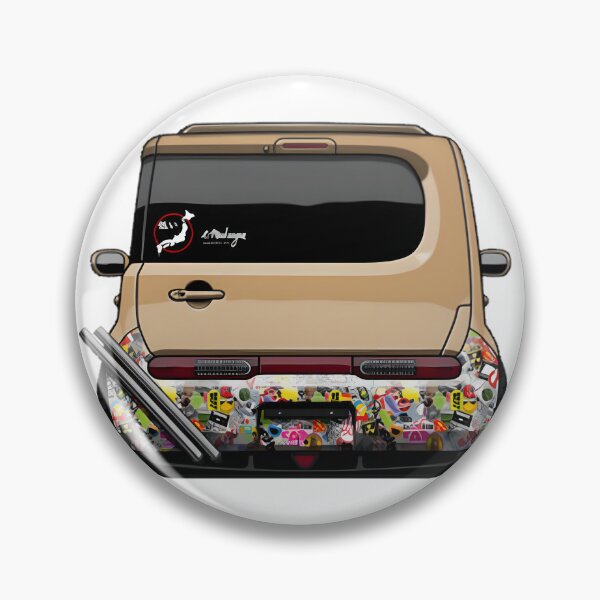 Artikelvorschau, Retro-Design im Stil des Nissan Cube – Kompaktwagen entworfen und verkauft von azularanga.
