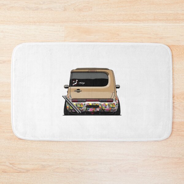 Item preview, Nissan Cube Inspired Retro Compact Car Art Design designed and sold by azularanga.