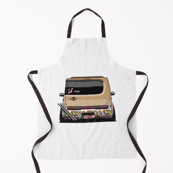 Item preview, Nissan Cube Inspired Retro Compact Car Art Design designed and sold by azularanga.