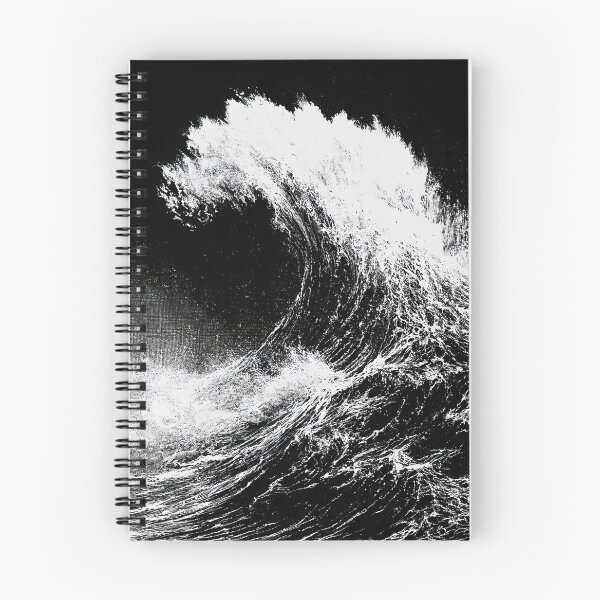 Item preview, Black and White Crashing Wave Phone Case Art designed and sold by PharaonicArtist.