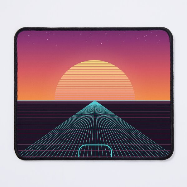 Item preview, Padel Synthwave Retro Sunset Design designed and sold by CourtCultureHQ.