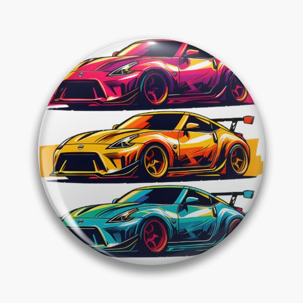 Item preview, Classic Nissan Z Sports Car Illustration Design designed and sold by azularanga.