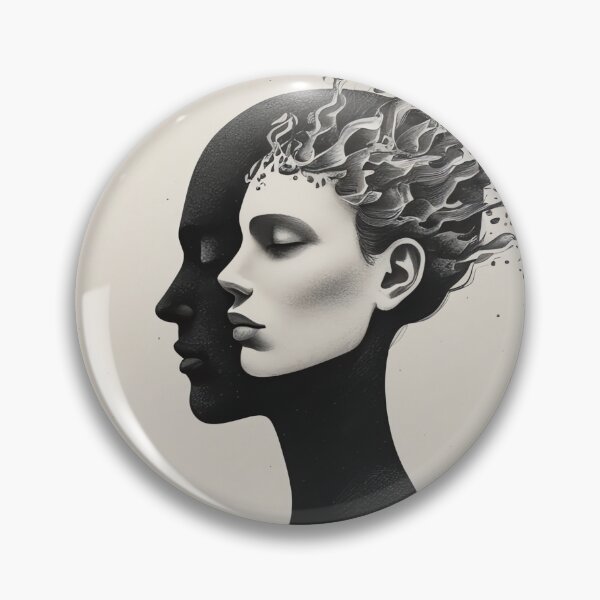 Item preview, Dissolving Mind – Abstract Surreal Art Print designed and sold by DarkinkArtPrint.