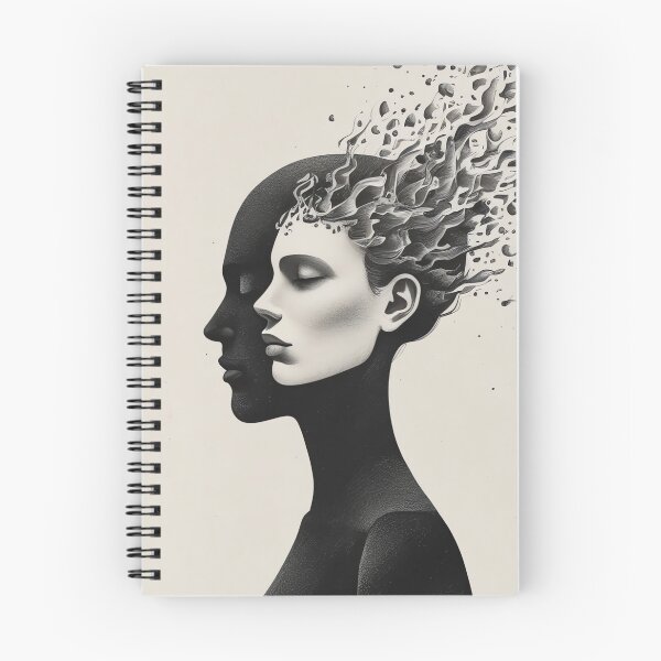 Item preview, Dissolving Mind – Abstract Surreal Art Print designed and sold by DarkinkArtPrint.