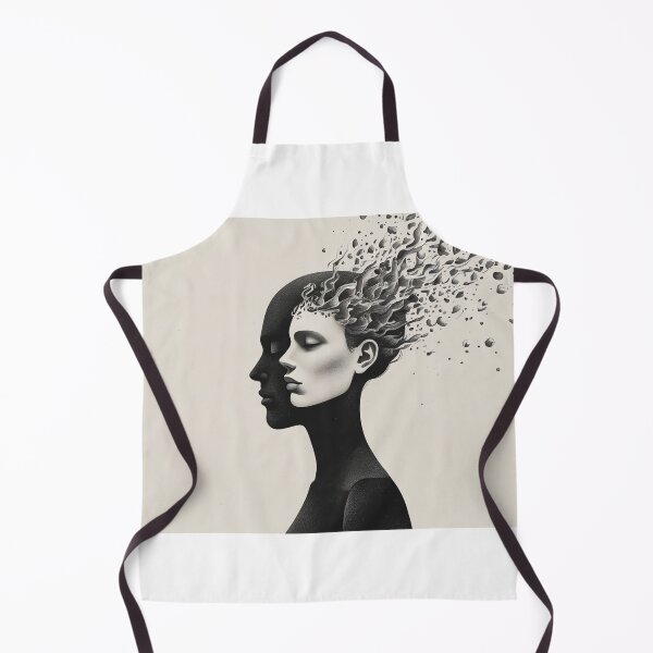 Item preview, Dissolving Mind – Abstract Surreal Art Print designed and sold by DarkinkArtPrint.