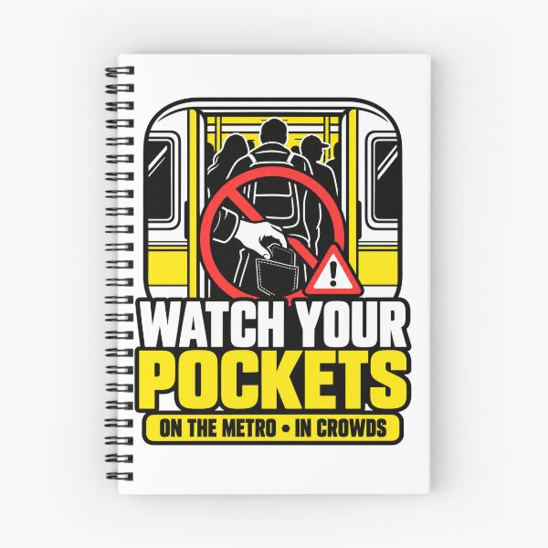 Item preview,  Beware of theft on crowded trains. designed and sold by Hota055.