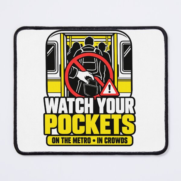 Item preview,  Beware of theft on crowded trains. designed and sold by Hota055.