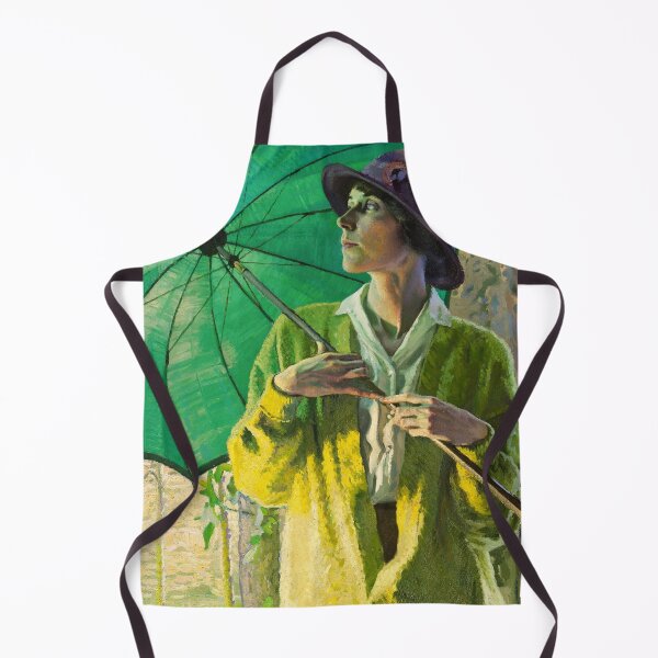Item preview, William Leech - The Sunshade female roaring twenties portrait painting print designed and sold by Jéanpaul  Ferro.