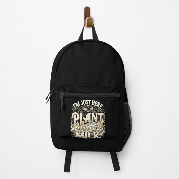 Item preview, I’m Just Here For The Plant Milk– Funny Vegan Plant Based Food Lover  designed and sold by AmeliaShirts.