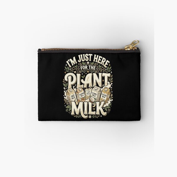 Item preview, I’m Just Here For The Plant Milk– Funny Vegan Plant Based Food Lover  designed and sold by AmeliaShirts.
