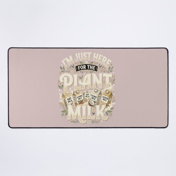 Item preview, I’m Just Here For The Plant Milk– Funny Vegan Plant Based Food Lover designed and sold by AmeliaShirts.