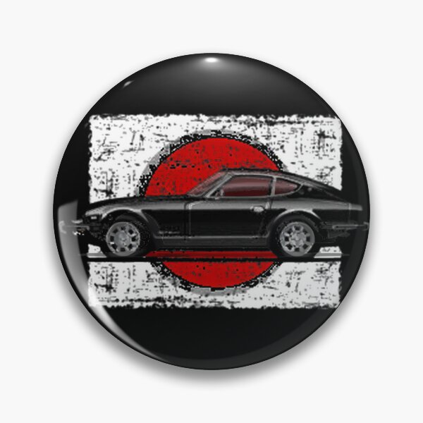 Item preview, Super Cool Japanese Sports Car with Flag Background Artwork designed and sold by azularanga.