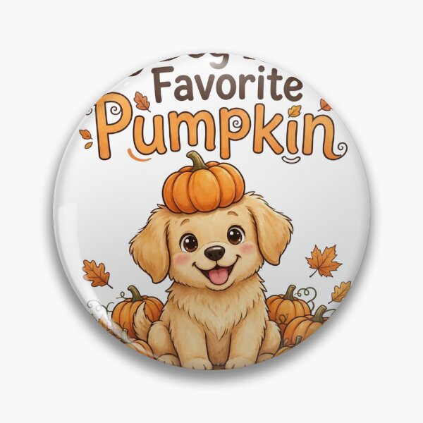 Item preview, My Dog Is My Favorite Pumpkin Fall Golden Retriever designed and sold by Dudas Garage & Outdoors.