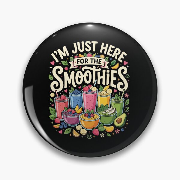 Item preview, I’m Just Here For The Smoothies– Funny Vegan Plant Based Food Lover  designed and sold by AmeliaShirts.