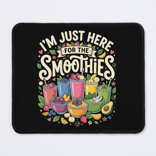 Item preview, I’m Just Here For The Smoothies– Funny Vegan Plant Based Food Lover  designed and sold by AmeliaShirts.