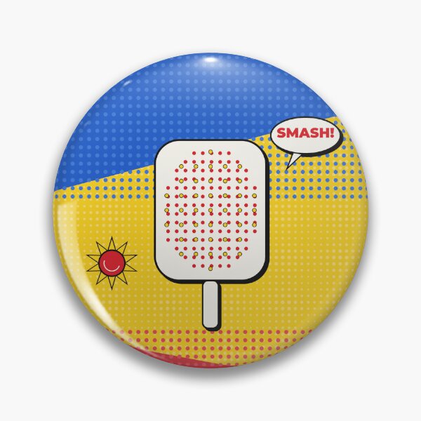 Item preview, Padel Halftone Pop Art Comic Design designed and sold by CourtCultureHQ.