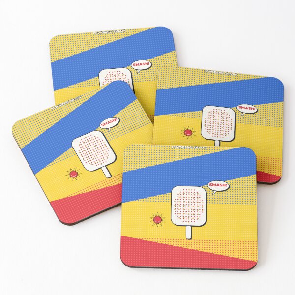 Item preview, Padel Halftone Pop Art Comic Design designed and sold by CourtCultureHQ.