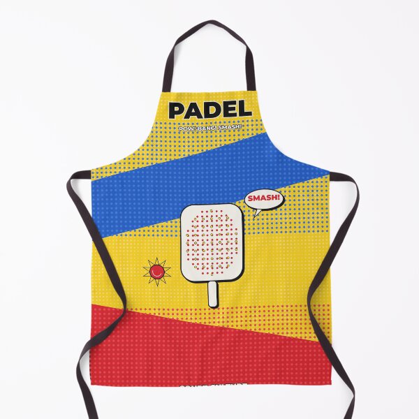Item preview, Padel Halftone Pop Art Comic Design designed and sold by CourtCultureHQ.