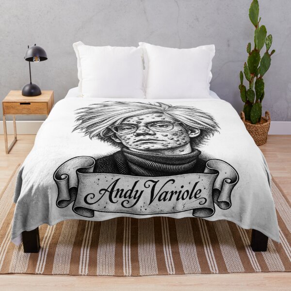 Item preview, Andy Smallpox – Vintage Pop Art Parody designed and sold by MilkGraphX.