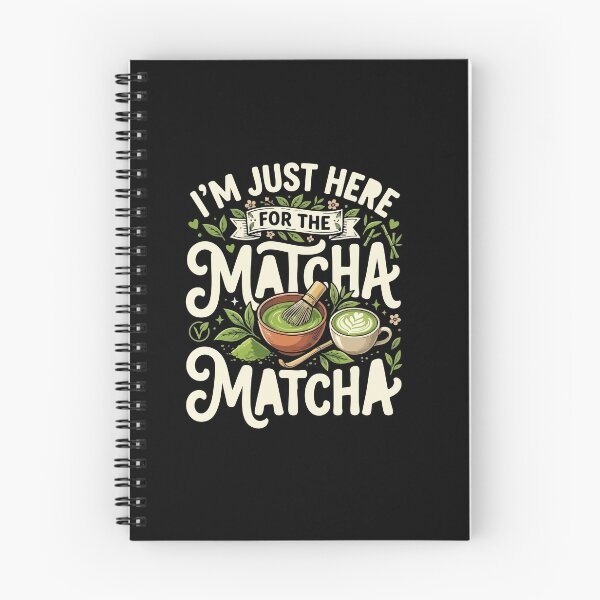 Item preview, I’m Just Here For The Matcha– Funny Vegan Plant Based Food Lover  designed and sold by AmeliaShirts.