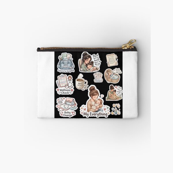 Item preview, Mom Life & Baby Love Sticker Collection | Motherhood Moments designed and sold by Charul2dartist.