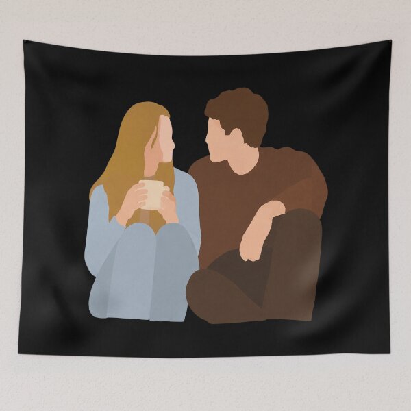 Aperçu de l'œuvre Silhouette de couple amoureux créée et vendue par LinaOdonnell.