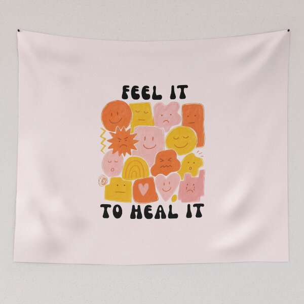 Item preview, Feel It To Heal It | Mental Health designed and sold by The Turquoise Brush.