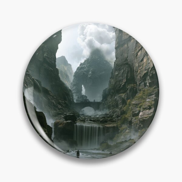 Item preview, A giant Mountain Troll emerging from deep within mist-covered valleys after heavy rain, Fantasy & Mythological Creatures designed and sold by CDC40.