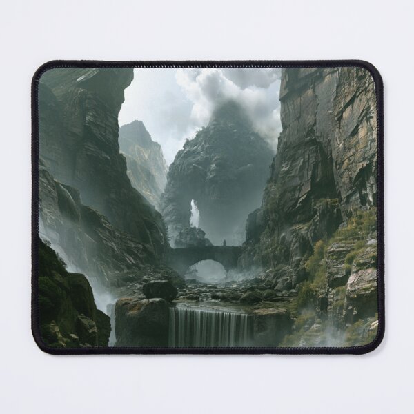 Item preview, A giant Mountain Troll emerging from deep within mist-covered valleys after heavy rain, Fantasy & Mythological Creatures designed and sold by CDC40.