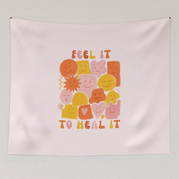 Item preview, Feel It To Heal It | Mental Health designed and sold by The Turquoise Brush.