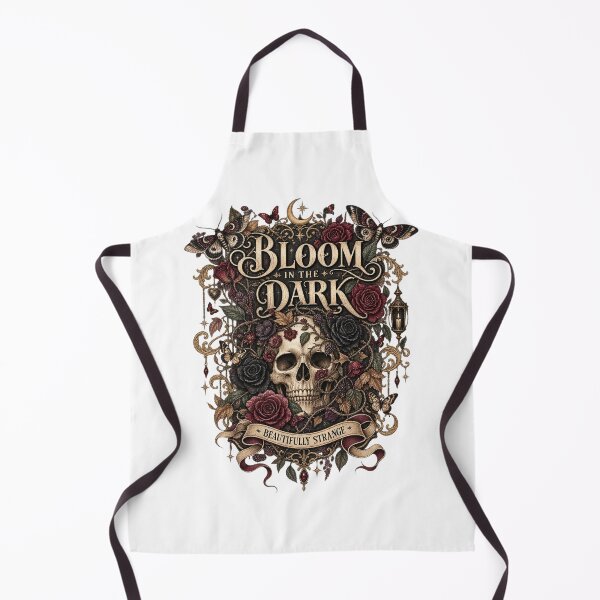 Item preview, Bloom in the Dark Gothic Floral Skull designed and sold by Kaikab007.