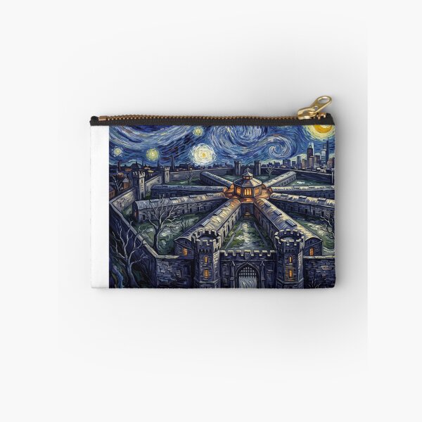Item preview, Eastern State Penitentiary Starry Night Historical Landscape designed and sold by Bad-Decisions-Designs.