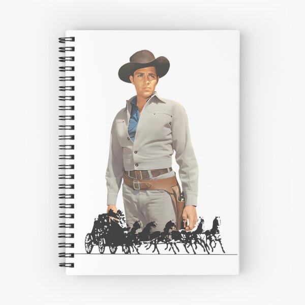 Item preview, Tales of Wells Fargo Vintage Western TV Show Inspired Design Featuring Dale Robertson designed and sold by Artsmouth.