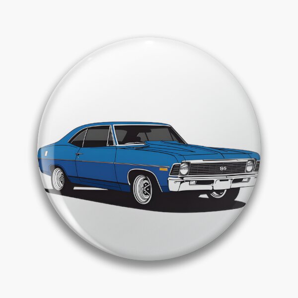 Item preview, Vintage Chevy Nova Classic Car Illustration for Auto Enthusiasts designed and sold by arianslow.