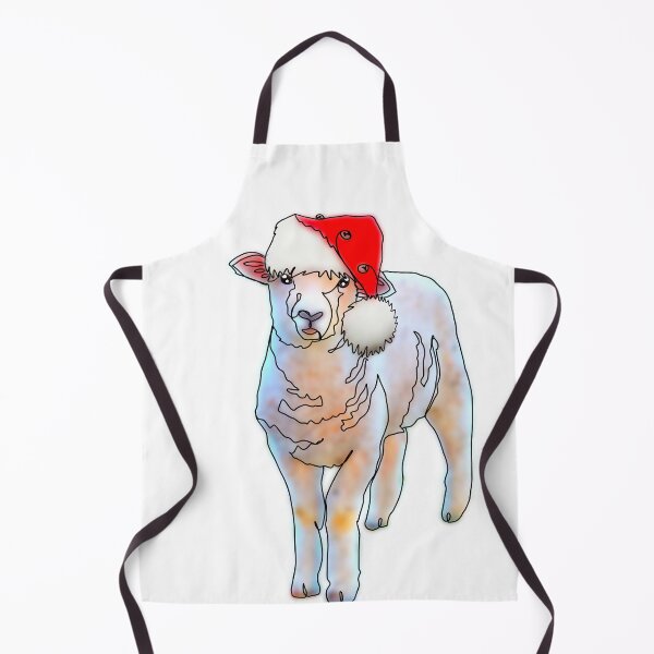 Item preview, Cindy the Sheep in a santa Hat – animalzinhats designed and sold by Ashley’sAnimalz.