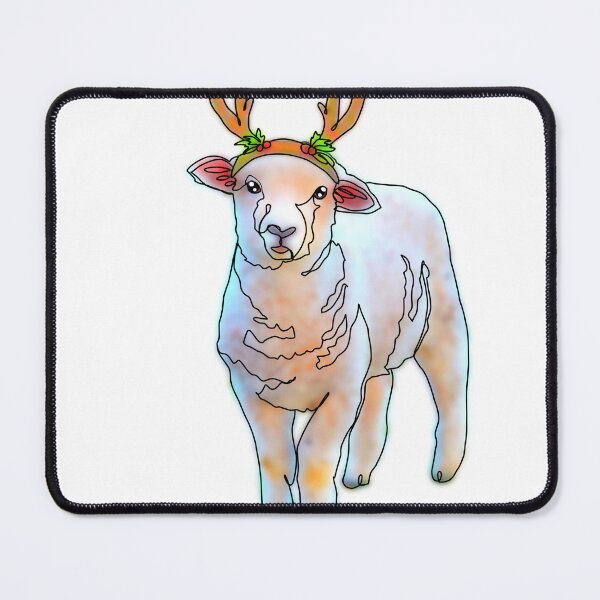 Item preview, Cindy the Sheep in antler Hat – animalzinhats designed and sold by Ashley’sAnimalz.