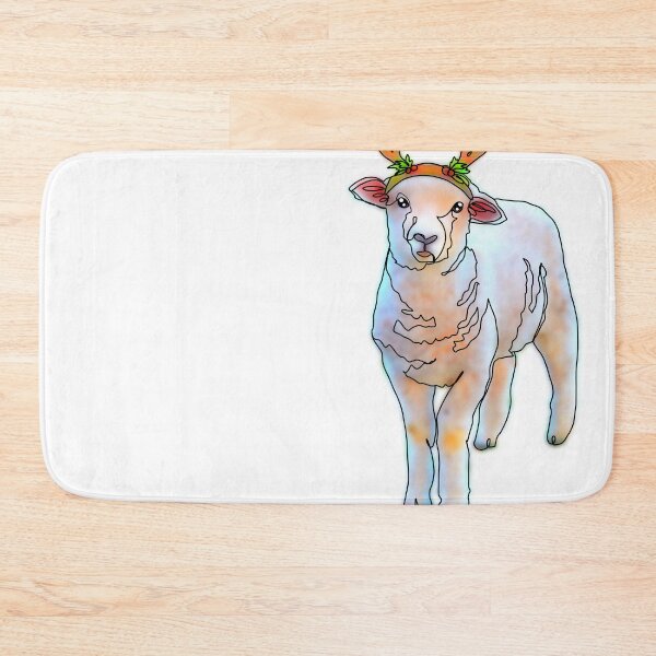 Item preview, Cindy the Sheep in antler Hat – animalzinhats designed and sold by Ashley’sAnimalz.